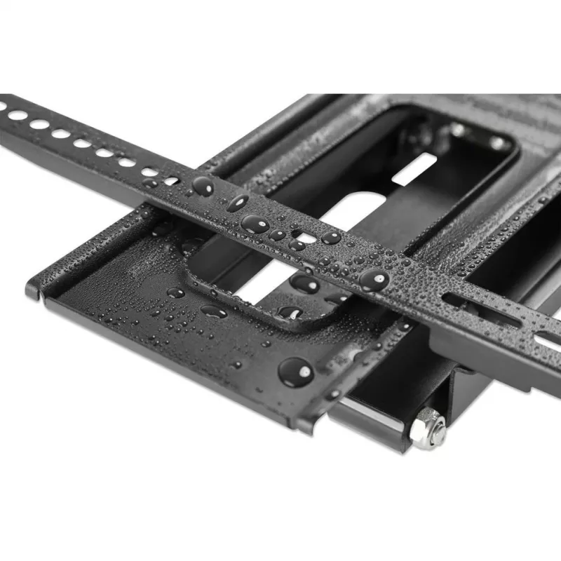 Soporte de pared de exterior Manhattan para televisores y monitores, totalmente articulado, para pantallas de 37-65 inch, VESA 200x200-600x400 mm, hasta 50 kg, resistente a la intemperie, negro
