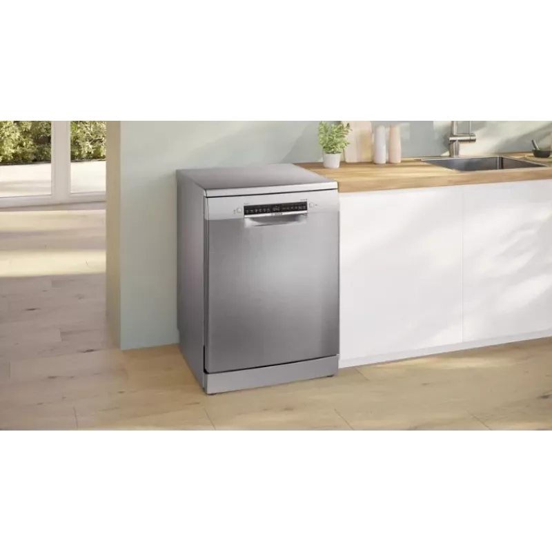 Bosch SMS4EVI04E lavavajillas de libre instalación, 13 cubiertos, 46 dB, clase energética D, Home Connect, 60x60x84,5 cm, acero
