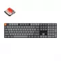 Teclado Keychron K5 Max Universal USB RF Wireless Bluetooth Negro Gris Mecánico RGB