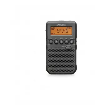 Radio digital portátil Sangean DT-800 (USB-C) negro — DAB+/FM, diseño portátil