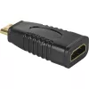 Wentronic Goobay adaptador HDMI™, conector hembra HDMI estándar (tipo A), negro - conector hembra HDMI™ A > conector macho HDMI™ C (Mini) (68841)