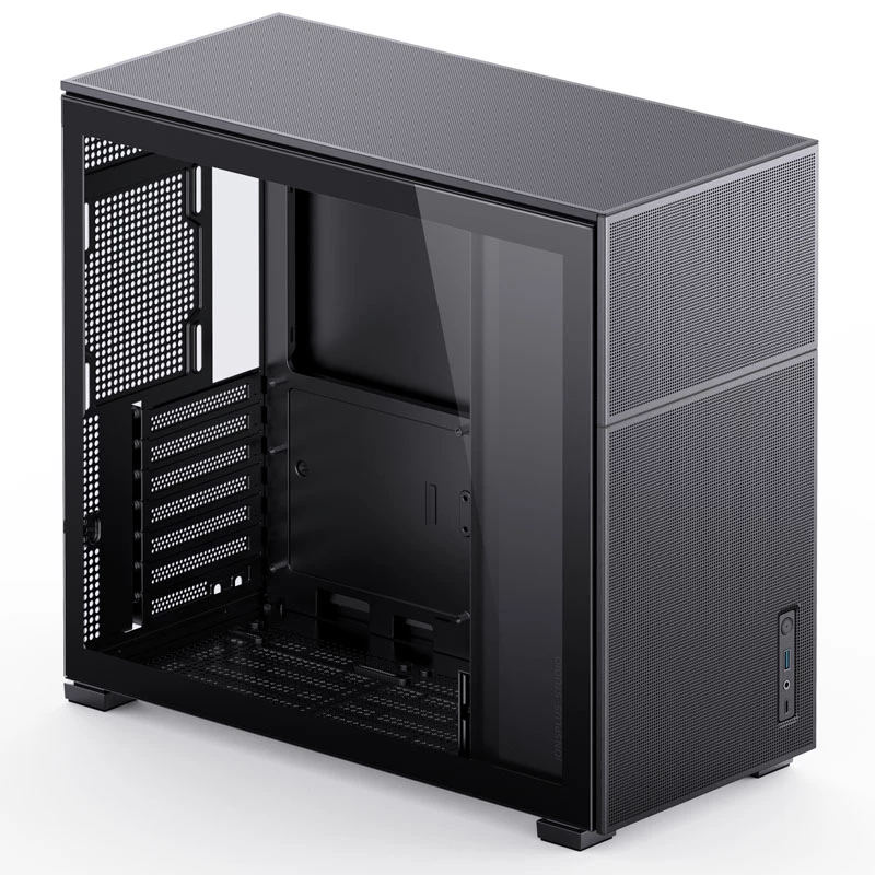 Jonsbo D41 Mesh Standard ATX Caja PC – Negro, Cristal Templado