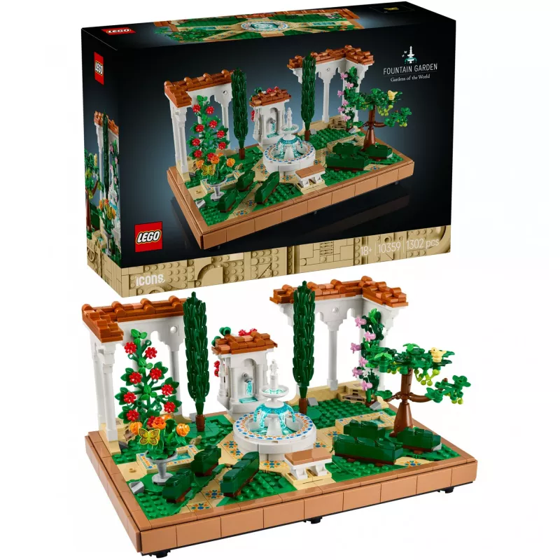 LEGO ICONS 10359 Jardín con fuente