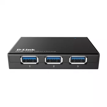 Hub USB D-Link DUB-1340 negro