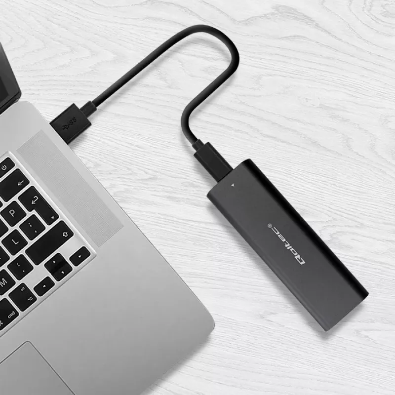 Caja | carcasa para discos M.2 SATA SSD | NGFF | USB Type-C