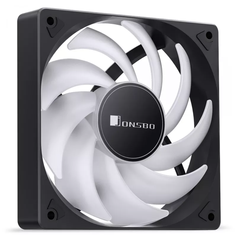 JONSBO SL-120CW ventilador de caja RGB de 120 mm, 3 pines, blanco