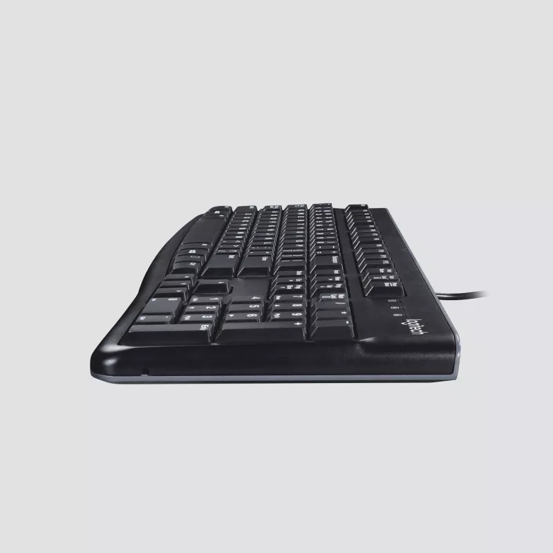Logitech Desktop MK120 combo, negro, con cable, distribución suiza, 920-002504