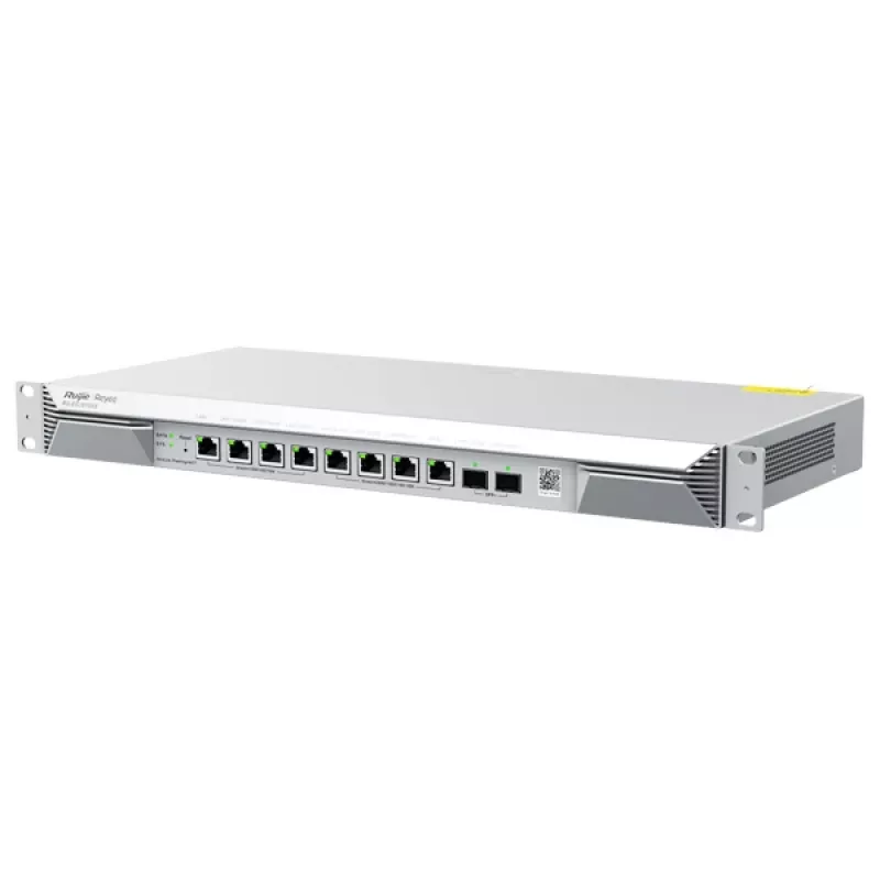 Ruijie Reyee RG-EG1510XS router empresarial gestionado en la nube, 2,5 Gigabit Ethernet, Gigabit Ethernet, hasta 1500 clientes, plateado