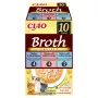 Comida húmeda para gatos en sobre INABA Ciao Broth — pollo, pescado, vieira — 10 x 40 g