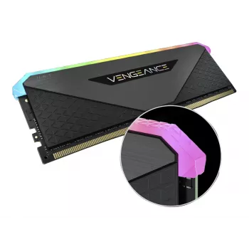 DIMM 32 GB DDR4-3200 2x 16 GB dual kit negro CMN32GX4M2Z3200C16 Vengeance RGB RT INTEL XMP
