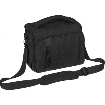 PEDEA 65065434 - Bolsa de hombro - cualquier marca - Canon EOS R - M3 - M5 - M6 - M10 - M50 - M100 Canon EOS 5D - 5DS R - 5D Mark II - 5D Mark IV - 6D - 6D Mark... - Correa de hombro - Negro