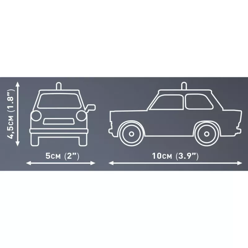 Trabant 601 Polizei, juguete de construcción