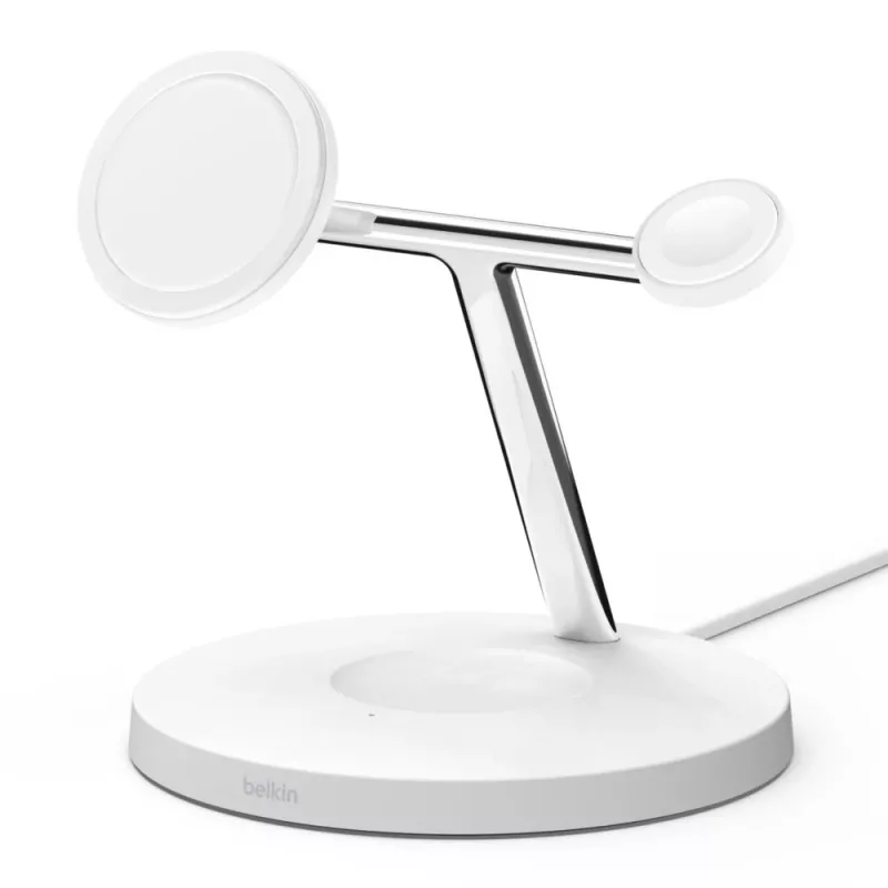 Belkin WIZ017vfWH Auriculares Carga rápida inalámbrica Interior AC Blanco