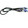 Cable combo DMX EUROLITE 3 m con P-Con y conectores XLR de 3 pines (modelo 30227782)