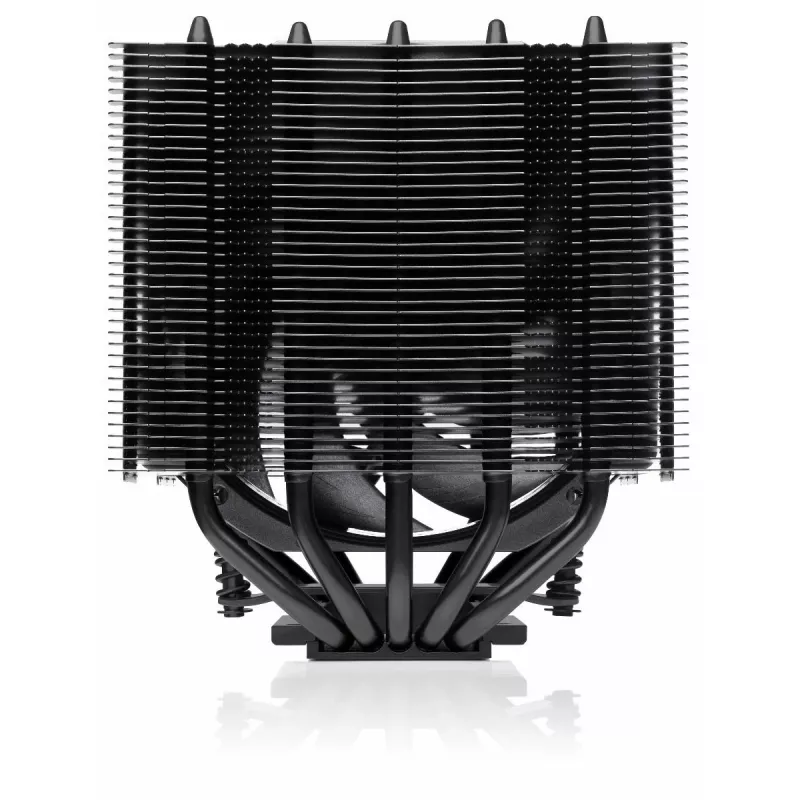 Noctua NH-D12L chromax.black disipador de CPU por aire, 120 mm, aluminio, negro, 450–2000 RPM, 22,6 dBA