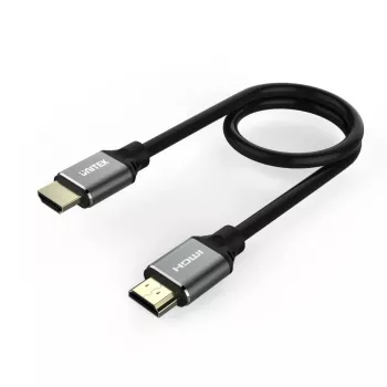 Cable HDMI Unitek C137W 1,5 m, HDMI 2.1, 48 Gbit/s, 4K/8K 2160p, 120 Hz, ARC, Ethernet, bañado en oro