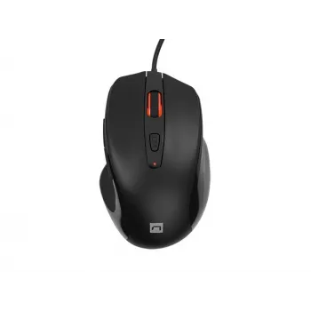 Ratón óptico con cable NATEC NMY-2047 USB Type-A, 4000 DPI, 6 botones, diestro, retroiluminación