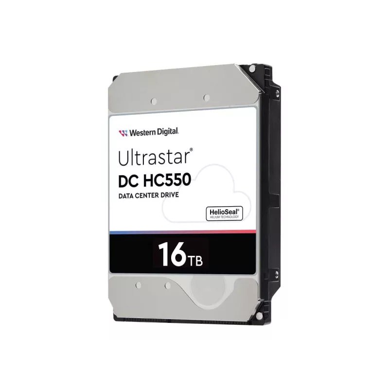 WD Ultrastar DC HC550 WUH721816AL5204 - Disco duro - 16TB - interno - 3.5 (8,9 cm) - SAS 12Gb/s - 7200 rpm - Búfer: 512MB (0F38357)