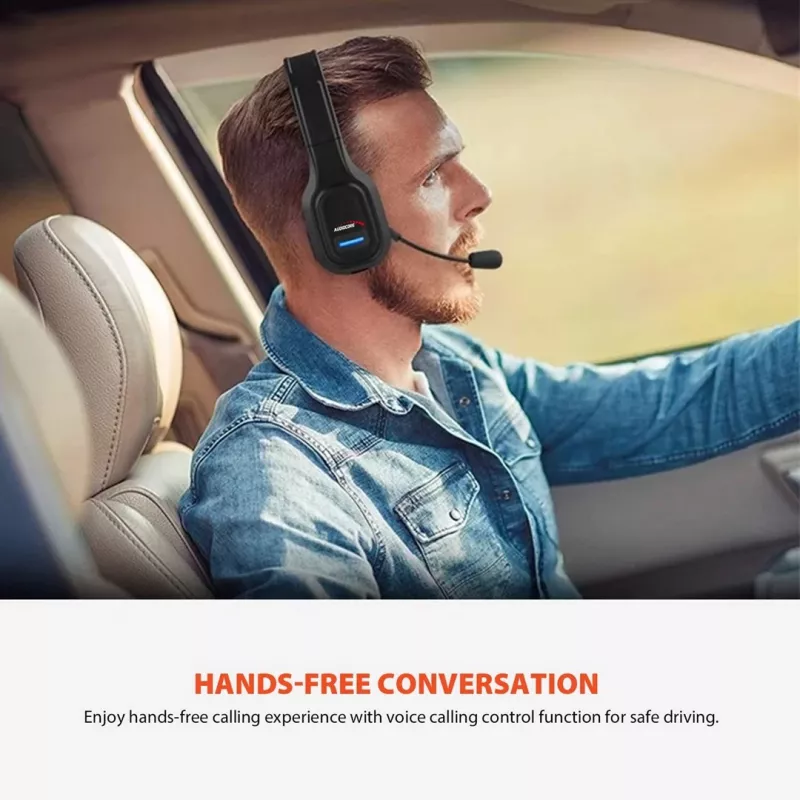 Auriculares Bluetooth Audiocore 74452 cancelación de ruido micrófono call center Google Siri oficina inalámbricos