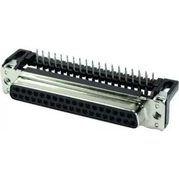 Conector D-Sub Harting 09664127601 37 polos Hembra Negro Metálico