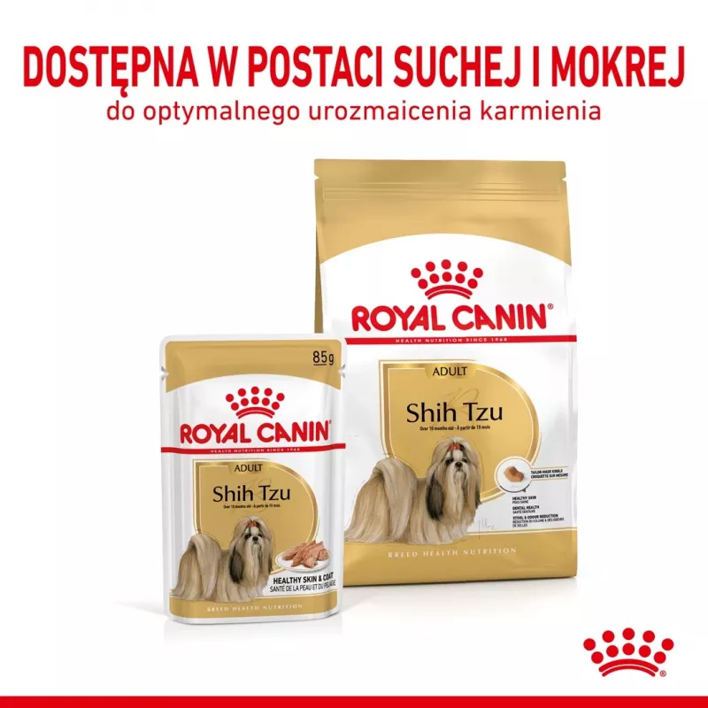ROYAL CANIN Shih Tzu Adult Alimento húmedo para perros Paté 12x85 g