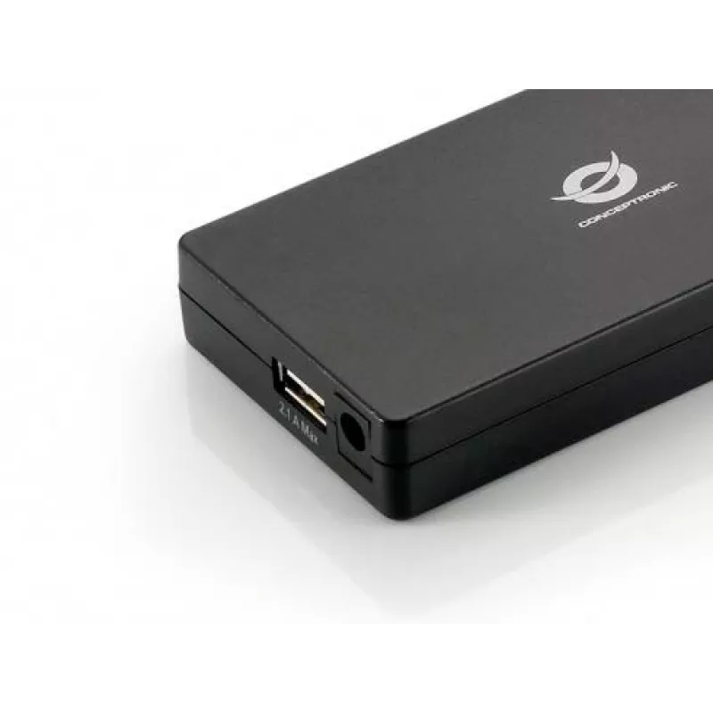Fuente de alimentación de coche Conceptronic CNB90CAR 90 W negra
