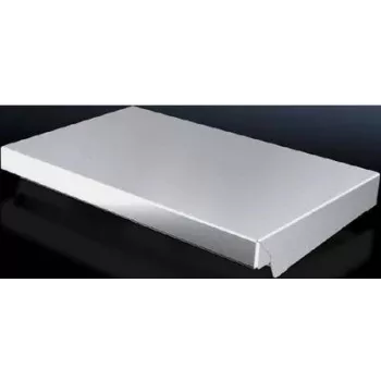 Placa de techo de canaleta Rittal AX 2361.010 — acero inoxidable, 300×210×37 mm