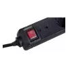 Protector contra sobretensiones Gembird SPG5-C-10 negro 5 tomas AC 250V 3m
