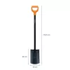 Pala recta Fiskars Solid, metal (1066717)