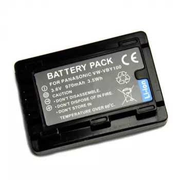 Batería Extra Digital Panasonic VW-VBY100 3,6V 1860mAh para dispositivos portátiles
