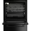 Placa de inducción con horno eléctrico Beko FSM59305BDT, 60 L, 50 cm de ancho, negro, clase de eficiencia energética A, inducción con 4 zonas Boost