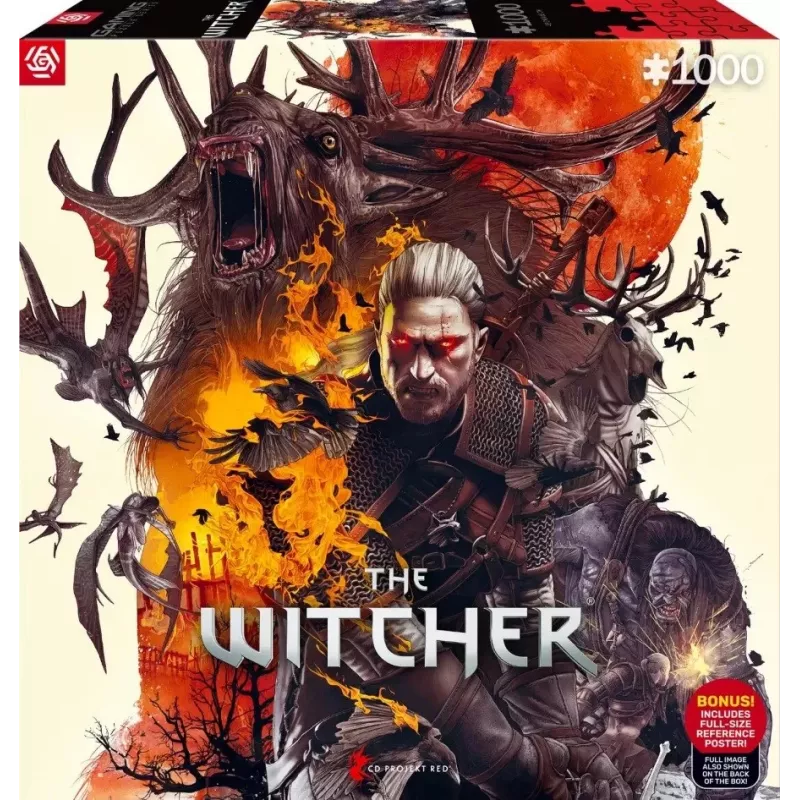 Puzle Good Loot Gaming Puzzle: The Witcher Monsters, 1000 piezas