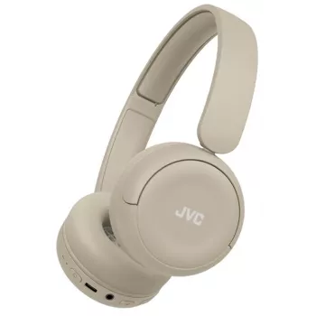 Auriculares JVC HA-S59W con cable e inalámbricos diadema música/diario USB Type-C Bluetooth beige