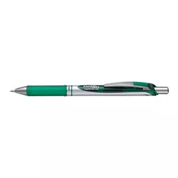 Bolígrafo de gel retráctil Pentel EnerGel Xm Verde