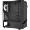 Aerocool Scape-G-BK-v2 Midi-Tower, Tempered Glass, FRGB - negro
