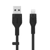 Belkin BOOST CHARGE Flex cable USB-A a Lightning CAA008BT1MBK, 1 m, negro