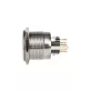 Interruptor/pulsador antivandálico DimasTech 25 mm Silverline Dot RGB PD212