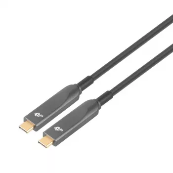 Cable de vídeo híbrido USB-C TB AKTBXIACCOP500B 4K, 5 m de longitud