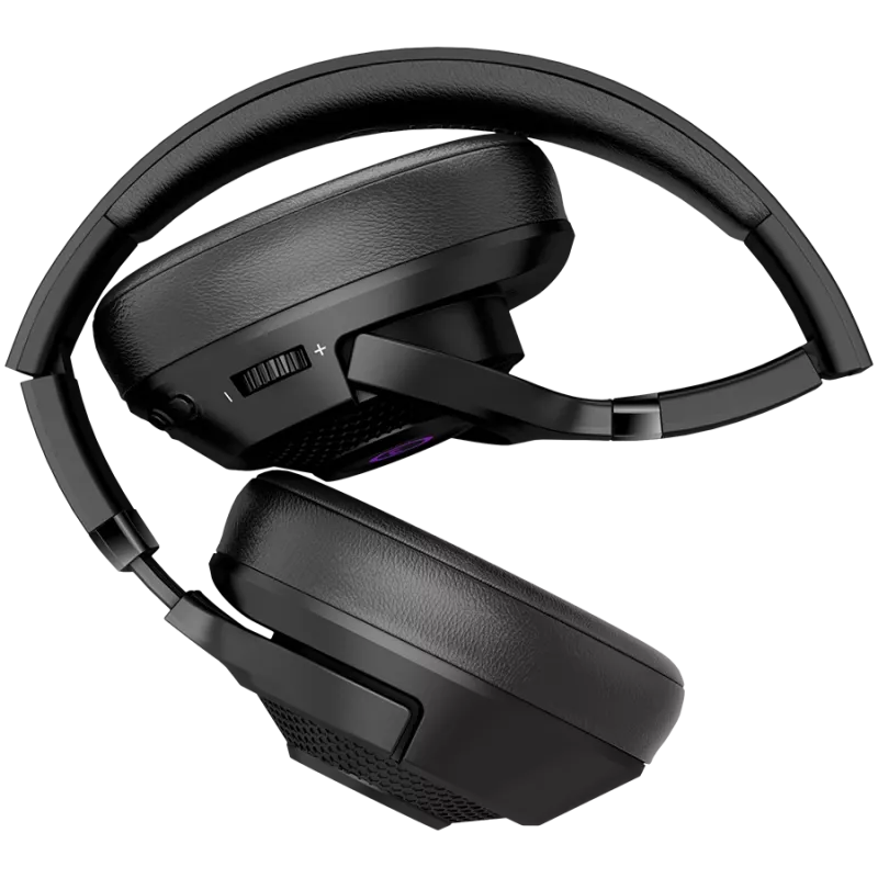 Lorgar Noah 702 (LRG-GHS702) auriculares gaming inalámbricos, Bluetooth 5.3, receptor USB, AUX de 3,5 mm, drivers de 40 mm, 1000 mAh, RGB, negros