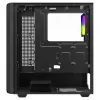 Savio Noctis Glass RGB Cube caja para PC, ATX/Micro-ATX/Mini-ITX, frontal de vidrio templado, ventiladores RGB, negra