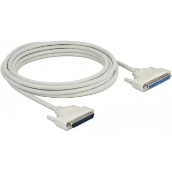 Cable serie DELOCK 86885 — D-Sub 37 polos beige, 5 m de longitud