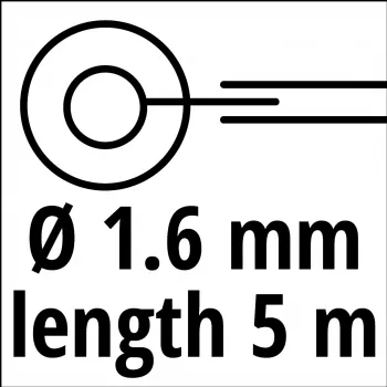Bobina de hilo para desbrozadora Einhell 3405117 rojo plástico 1 ud.