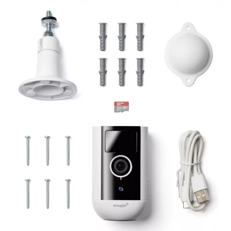 Cámara de seguridad IP omajin by Netatmo OWC-01-EU Wi-Fi 4