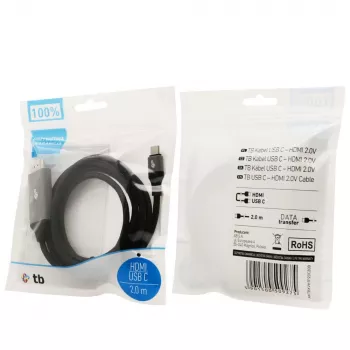 Cable TB HDMI 2.0V - USB 3.1 Type C (AKTBXVH1P20C20B)