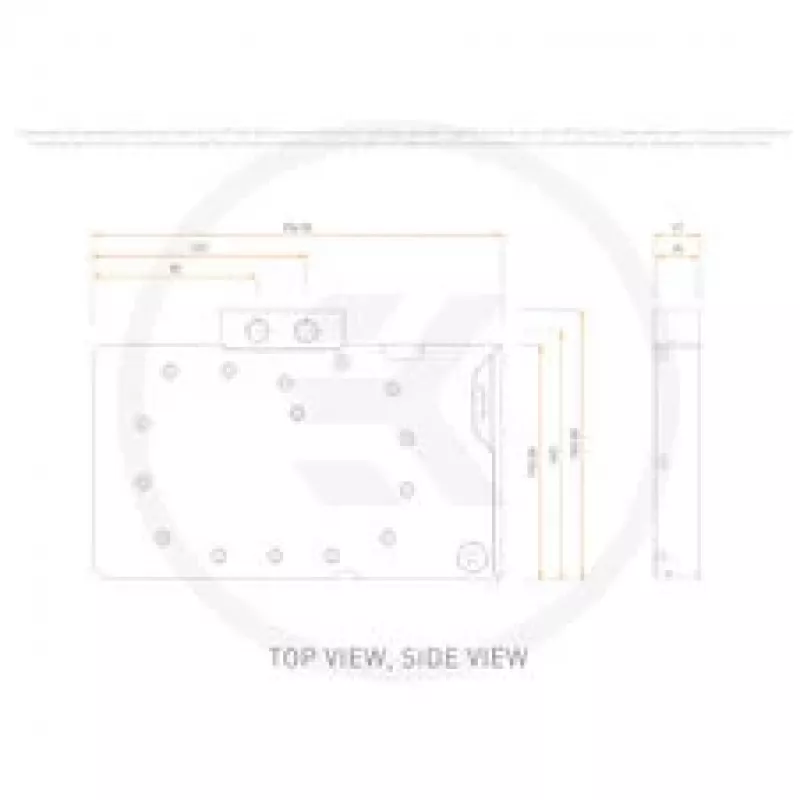 Bloque de agua para GPU EKWB EK-Quantum Vector³ Suprim RTX 5090, D-RGB, backplate - acrílico
