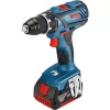 Taladro atornillador a batería Bosch GSR 18V-28 con sistema 18V y 2 baterías de 3,0 Ah