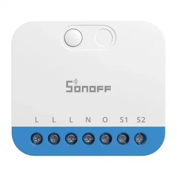 Controlador/dimmer mini inteligente Zigbee Sonoff MINI-ZBDIM de pared para iluminación – módulo en línea compacto