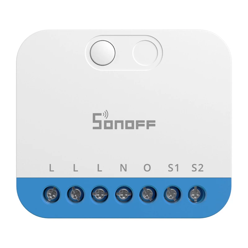Controlador/dimmer mini inteligente Zigbee Sonoff MINI-ZBDIM de pared para iluminación – módulo en línea compacto