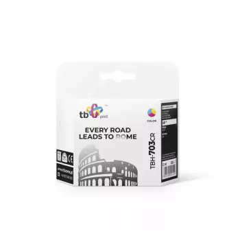 Tinta HP DJ D730/F735 color remanufacturada TBH-703CR (HP n.º 703 CD888AE)
