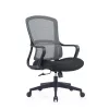 Silla de oficina ergonómica Up Up Darwin negra, tejido negro + malla gris
